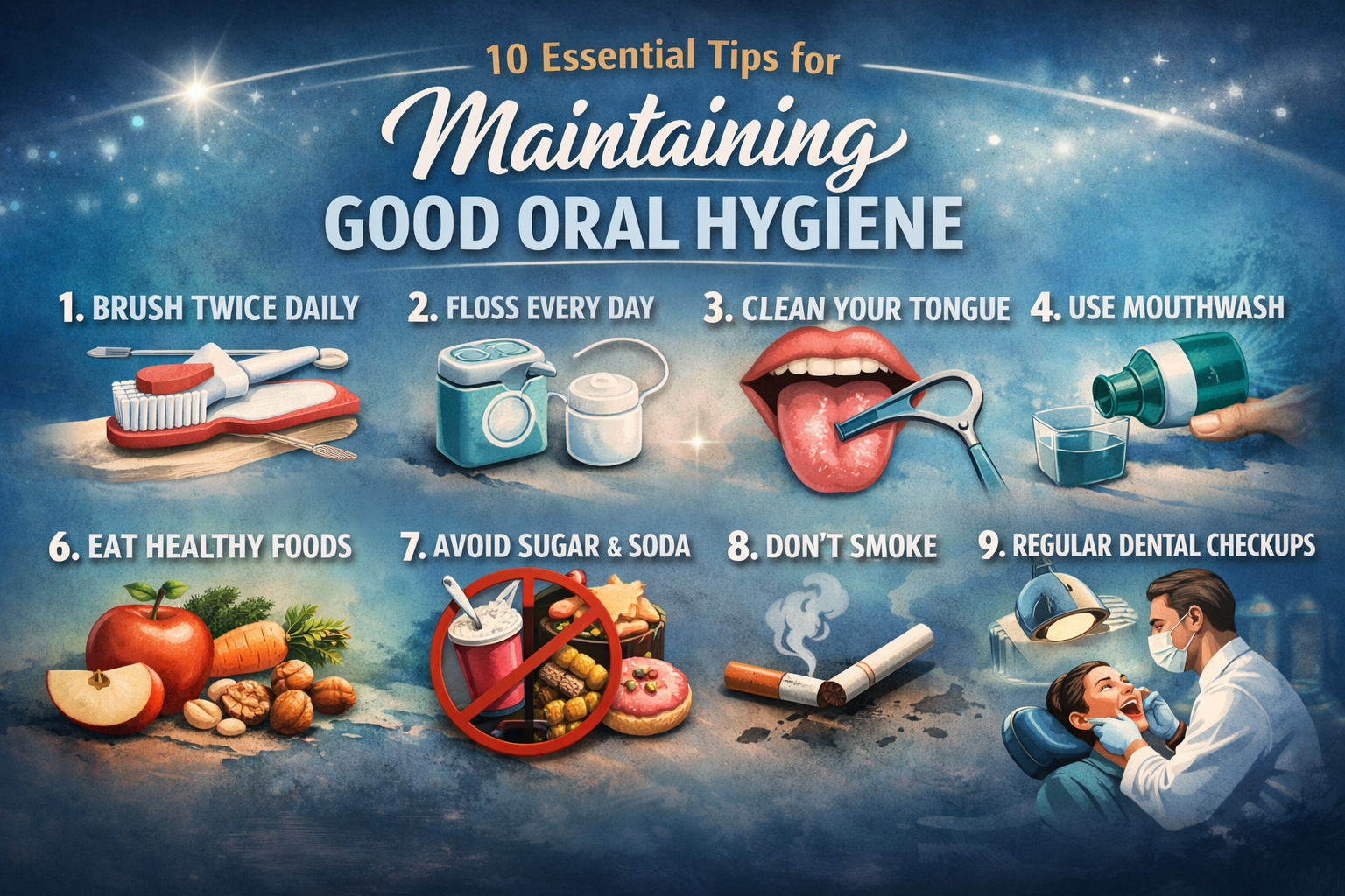 10 Essential Tips for Maintaining Good Oral Hygiene